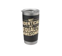 Not Identical But Equally Awesome Fratelli gemelli Bicchiere termico in acciaio inox doppia parete