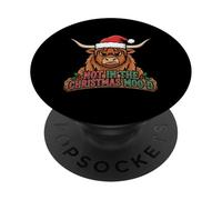 Not in the Christmas Moo-d Mucca Highland PopSockets PopGrip Adesivo