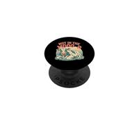 Not In The Moo-d Moo-d Mucca Divertente Sarcastico Bovino PopSockets PopGrip Adesivo