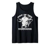 Not in The Mood T-Shirt Funny Cow Canotta