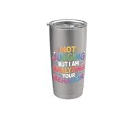 Not Judging But I Am Analyzing Your Behavior - Bicchiere termico in acciaio inox doppia parete
