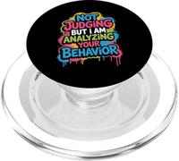 Not Judging But I Am Analyzing Your Behavior - PopSockets PopGrip per MagSafe
