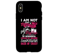 Not Just A Barrel Racer Funny Barrel Racing Ragazza Donne Custodia per iPhone X/XS