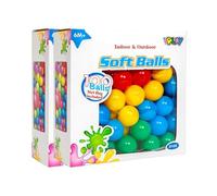 NOT JUST A BOX - Palline 6cm diametro Palline di plastica Colorate Gioco per Bambini (200 Palline)