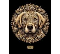 Not Just Any Ole Composition Book: Golden Retriever Mandala Cover