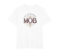 Not Just The Mother Mob Elegante Vintage Family Pride Maglietta, Uomo Taglie Grandi, Bianco, 6X Tall