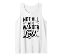 Not Lost Explorer - Camicia da Viaggio, Escursionismo, Campeggio, Wanderlust Canotta