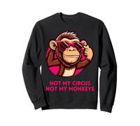 Not My Circus Not My Monkeys - Divertente Proverbio Polacco, per Ragazze, Colore: Rosa Felpa