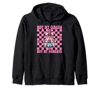 Not My Circus Not My Monkeys Tenda Carnevale Ragazza Mamma Coquette Felpa con Cappuccio
