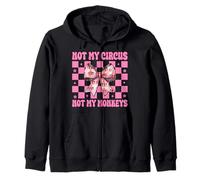 Not My Circus Not My Monkeys Tenda Carnevale Ragazza Mamma Coquette Felpa con Cappuccio
