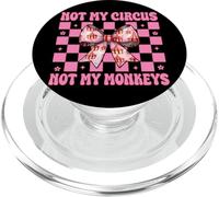 Not My Circus Not My Monkeys Tenda Carnevale Ragazza Mamma Coquette PopSockets PopGrip per MagSafe