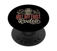 Not My First Rodeo - Cappello da cowboy Southern Country Western PopSockets PopGrip Adesivo