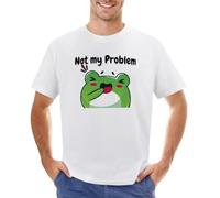 Not My Problem - Funny Quotes T-Shirt White XL