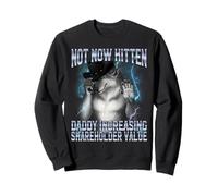 Not Now Kitten Daddy Aumenta Il Valore degli azionisti Alpha Wolf Felpa