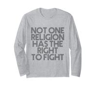 Not One Religion Has The Right to Fight Maglia a Manica