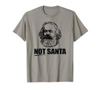 Not Santa Karl Marx Meme Comunista marxista Divertente Maglietta