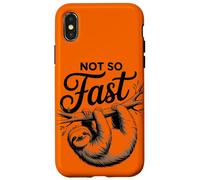 Not So Fast Divertente Divertente Bradipo Rilassarsi, Freddo, Sarcastico Custodia per iPhone X/XS