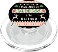 Not Sure if I Can Jingle All The Way, Christmas Ugly Retired PopSockets PopGrip per MagSafe