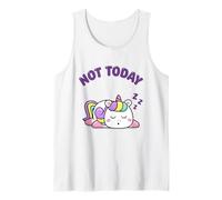 Not Today - Completo da Notte Ufficiale Kawaii con Unicorno Canotta