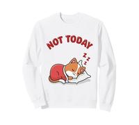Not Today - Completo da Notte Ufficiale per Dormire, Motivo: Gatto Kawaii Felpa