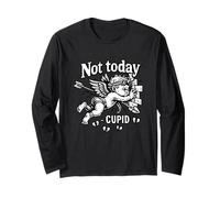Not Today Cupid - Amore Divertente per San Valentino Maglia a Manica