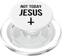 Not Today Gesù - Divertente Croce Sottosopra Satana PopSockets PopGrip per MagSafe