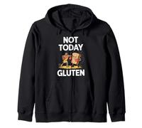 Not Today Gluten T-Shirt Gluten Free Gluten Intollerance Felpa con Cappuccio