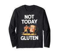 Not Today Gluten T-Shirt Gluten Free Gluten Intollerance Maglia a Manica