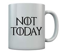 Not Today - GOT - Non Oggi - Finale stagione dei Troni Tazza in ceramica 11 Oz. Bianco
