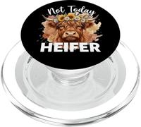 Not Today Heifer Hay Girl Cattle Cow Lover PopSockets PopGrip per MagSafe