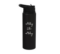 Not Today Satan not today Funny Saying, Christian love Stainless Steel Insulated Water Bottle
