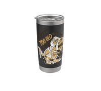 NOT TOO OLD PER CANDY! Non troppo vecchio per i dolci! T-Rex. Bicchiere termico in acciaio inox doppia parete