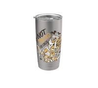 NOT TOO OLD PER CANDY! Non troppo vecchio per i dolci! T-Rex. Bicchiere termico in acciaio inox doppia parete