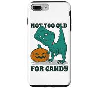 NOT TOO OLD PER CANDY! Non troppo vecchio per i dolci! T-Rex. Custodia per iPhone 7 Plus/8 Plus