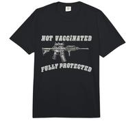 Not Vaccinated Fully Protected Second Amendment Comfort Colors Adult Heavyweight T-Shirt
