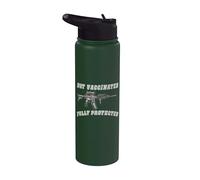 Not Vaccinated Fully Protected Second Amendment Stainless Steel Insulated Water Bottle