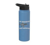 Not Vaccinated Fully Protected Second Amendment Stainless Steel Insulated Water Bottle