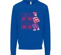 Not Weird Just More Creative Than Voi Arte Uomo Felpa Maglione