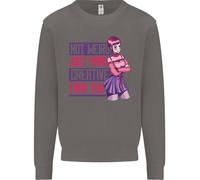 Not Weird Just More Creative Than Voi Arte Uomo Felpa Maglione