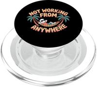 Not Working From Anywhere Travel Burnout Traveler |- PopSockets PopGrip per MagSafe