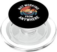 Not Working From Anywhere Travel Burnout Traveler |- PopSockets PopGrip per MagSafe