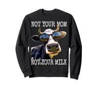 Not Your Mom Not Your Milk Mom Pro Vegan Vegetariano Felpa