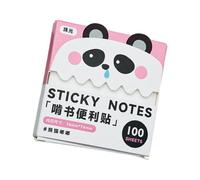 Nota adesiva traslucida che spunta, per pagina, panda | Indicizzazione e promemoria
