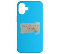 Nota che vale la pena notare molto rumore per nulla Shakespeare Custodia per iPhone 16 Plus