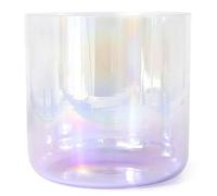 Nota Ciotola di cristallo per il canto, Ciotola tibetana con luce cosmica naturale da 7 pollici, ciotola sonora in cristallo di quarzo trasparente Alchemy da 432 Hz, for guarigione sonora e meditazion