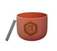 Nota Ciotola di cristallo per il canto, Strumenti for la consapevolezza della ciotola di quarzo(8 14IN With Bag)