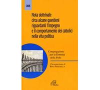 Nota dottrinale circa alcune questioni riguardanti l'impegno e il comportamento dei cattolici nella vita politica