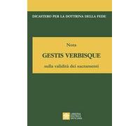 Nota gestis verbisque sulla validità dei sacramenti