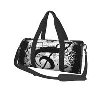 Nota musicale, Borsone da viaggio di grande capacità Borsa rotonda Borsa da viaggio sportiva Borsa da viaggio Borsa da fitness