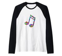 Nota Musicale dei segni di Pace Maglia con Maniche Raglan